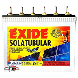 EXIDE 6LMS150L  SHORT TUBULAR